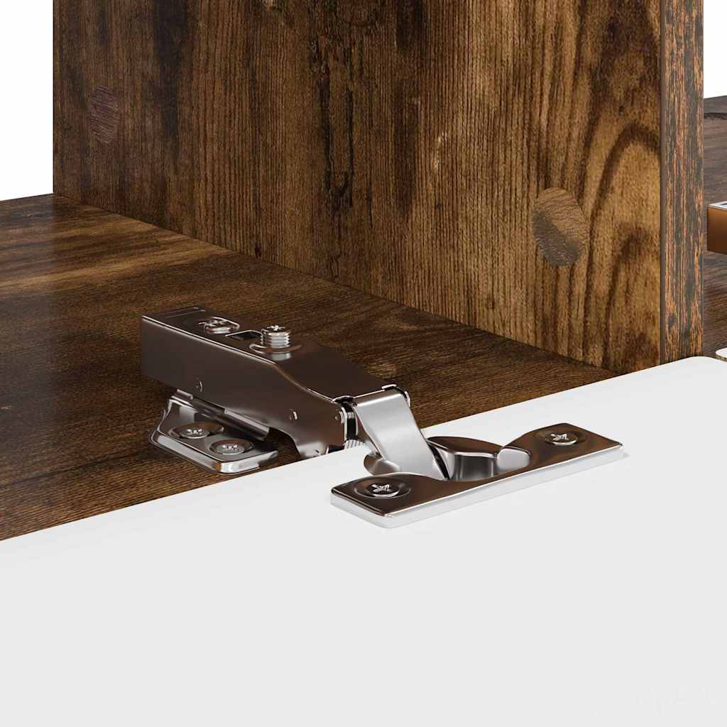 Ντουλάπι Τηλεόρασης Τοίχου Καπνιστό Δρύς 60 x 31 x 29.5 εκ