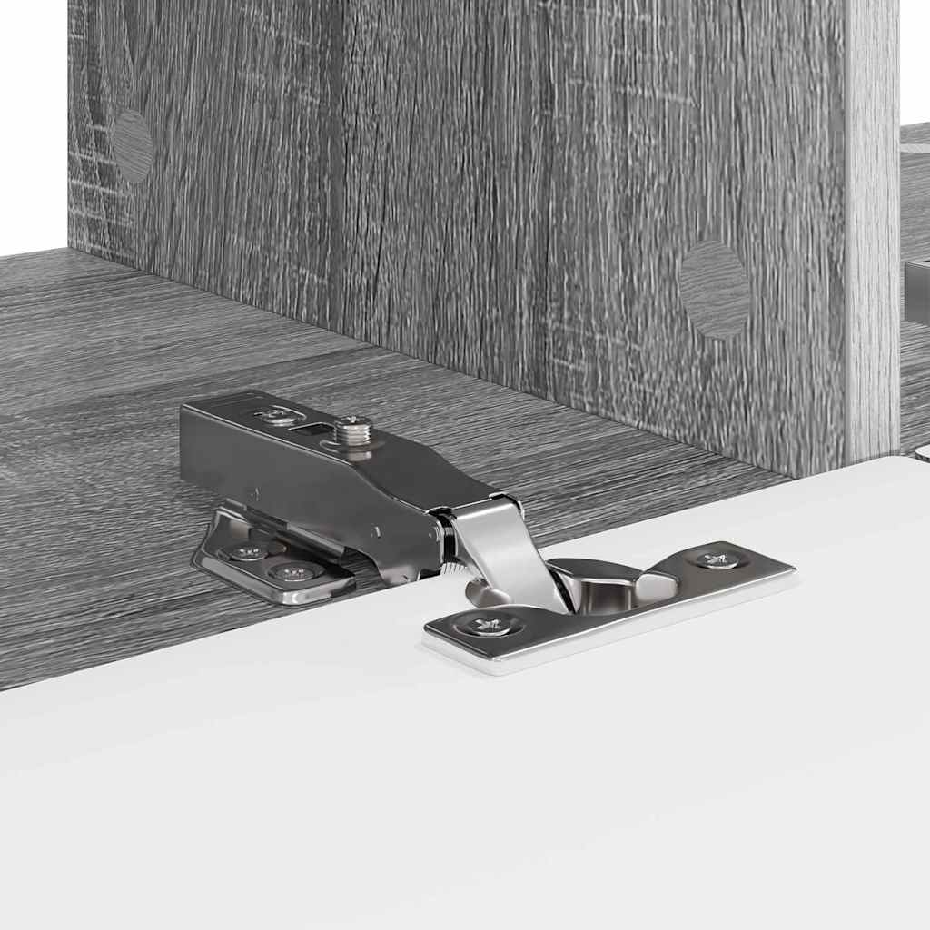 Ντουλάπι Τηλεόρασης Τοίχου Επιτοίχιο 2 pcs Γκρίζο Σονομα