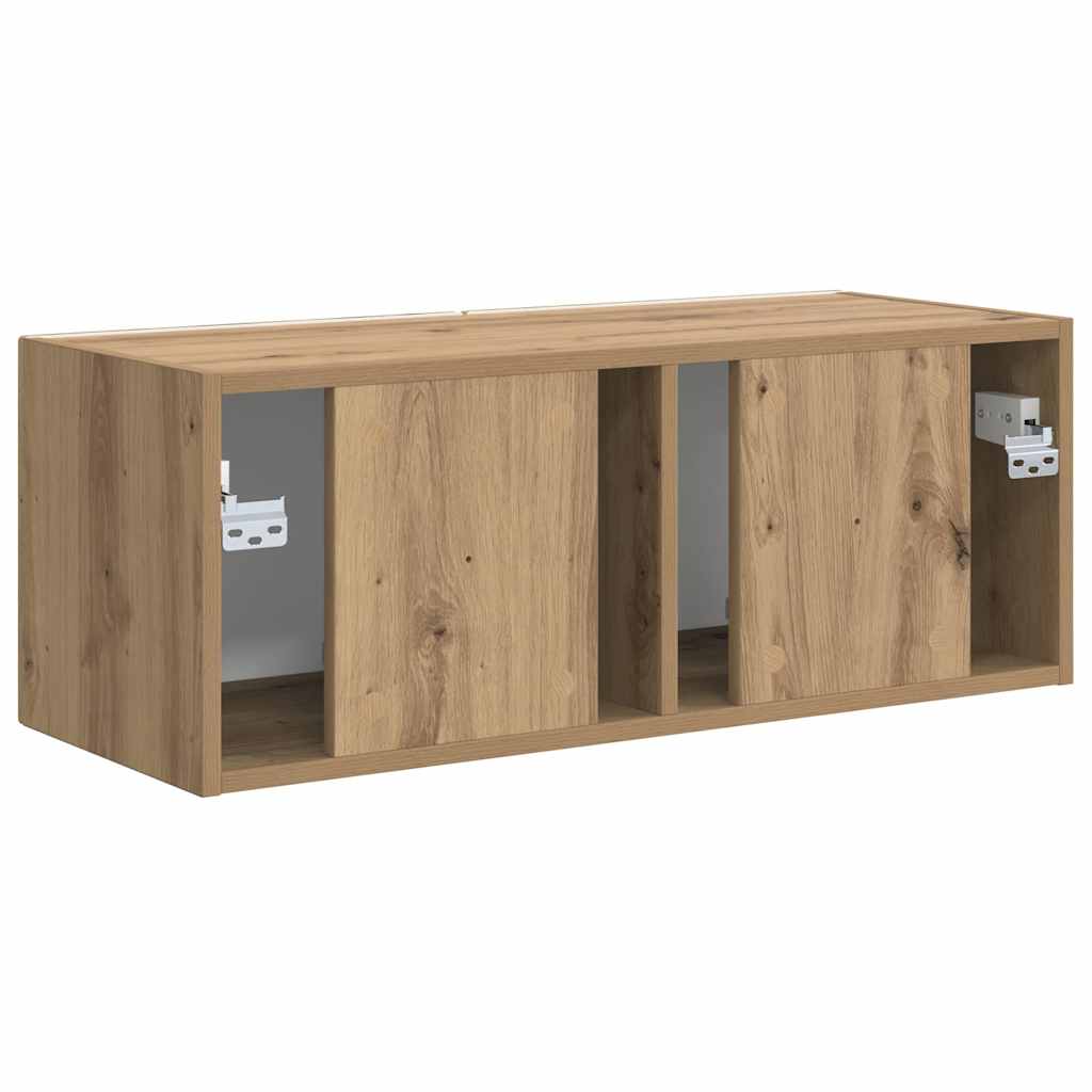 Ντουλάπι Τηλεόρασης Τοίχου Καρυδιά Χειροποίητης Εργασίας