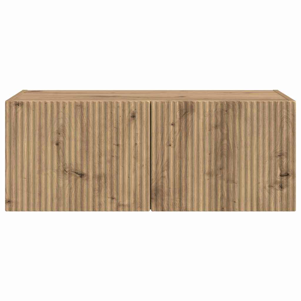 Ντουλάπι Τηλεόρασης Τοίχου Καρυδιά Χειροποίητης Εργασίας