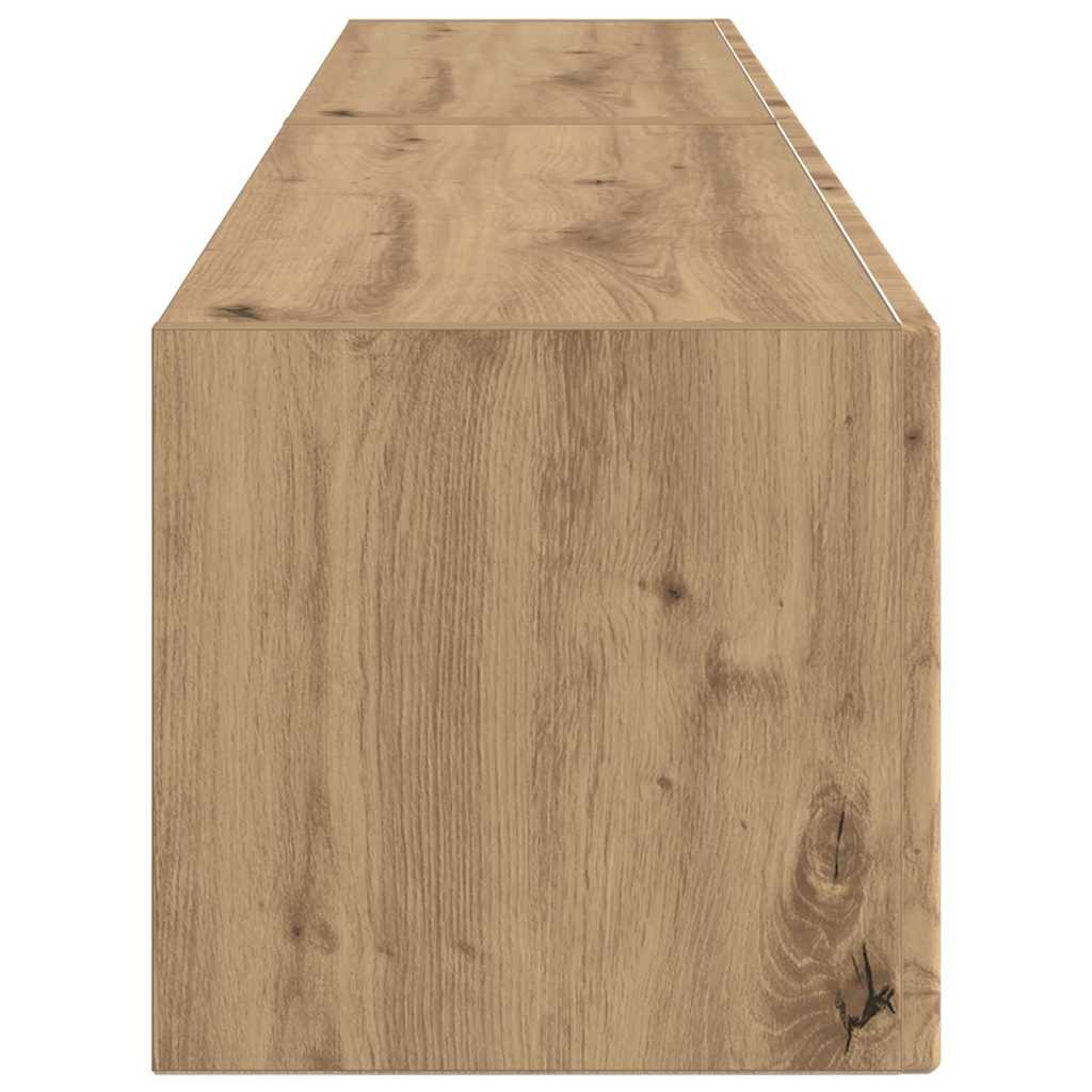 Ντουλάπι Τηλεόρασης Τοίχου 2 pcs Καρυδιά Χειροποίητης Εργασίας