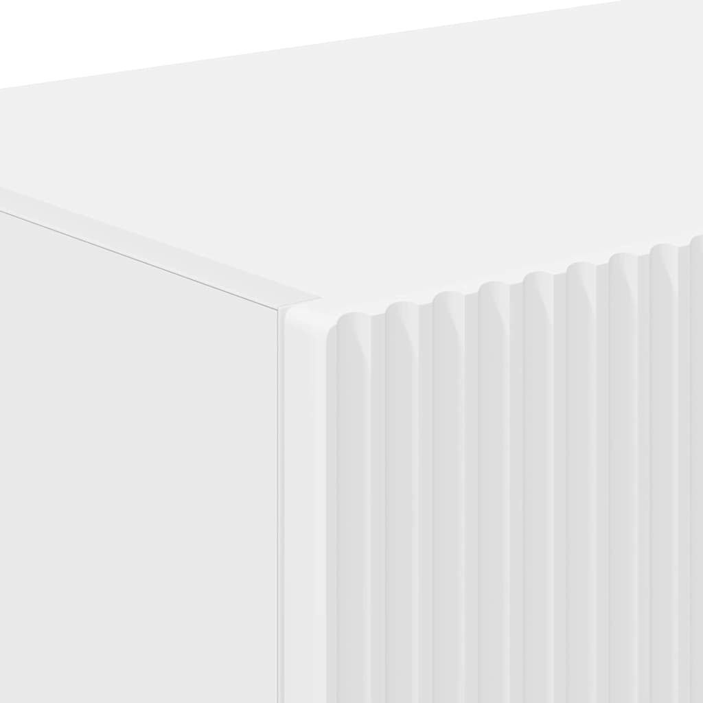 Ντουλάπι Τηλεόρασης Τοίχου 2 pcs Λευκό 98 x 31 x 29,5 εκ - Pakobazaar