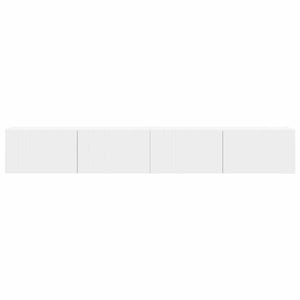 Ντουλάπι Τηλεόρασης Τοίχου 2 pcs Λευκό 98 x 31 x 29,5 εκ - Pakobazaar