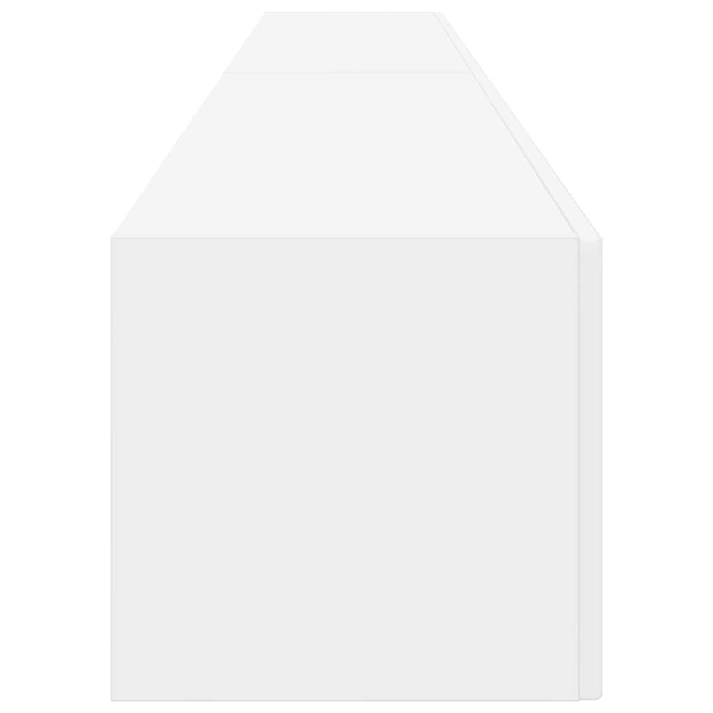 Ντουλάπι Τηλεόρασης Τοίχου 2 pcs Λευκό 98 x 31 x 29,5 εκ - Pakobazaar