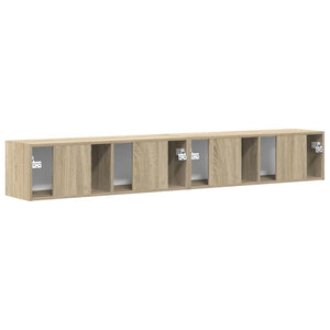 Ντουλάπι Τηλεόρασης Τοίχου 2 pcs Σονόμα 98 x 31 x 29,5 εκ - Pakobazaar