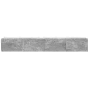 Ντουλάπι Τηλεόρασης Τοίχου 2 pcs Σκυρόδεμα 98 x 31 x 29,5 εκ - Pakobazaar