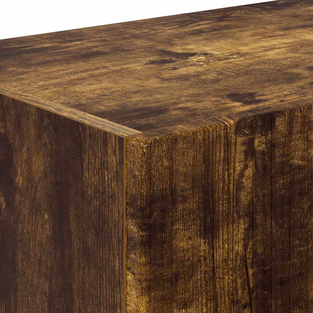 Ντουλάπι Τηλεόρασης Τοίχου Καπνιστό Δρύς 98 x 31 x 29,5 εκ - Pakobazaar