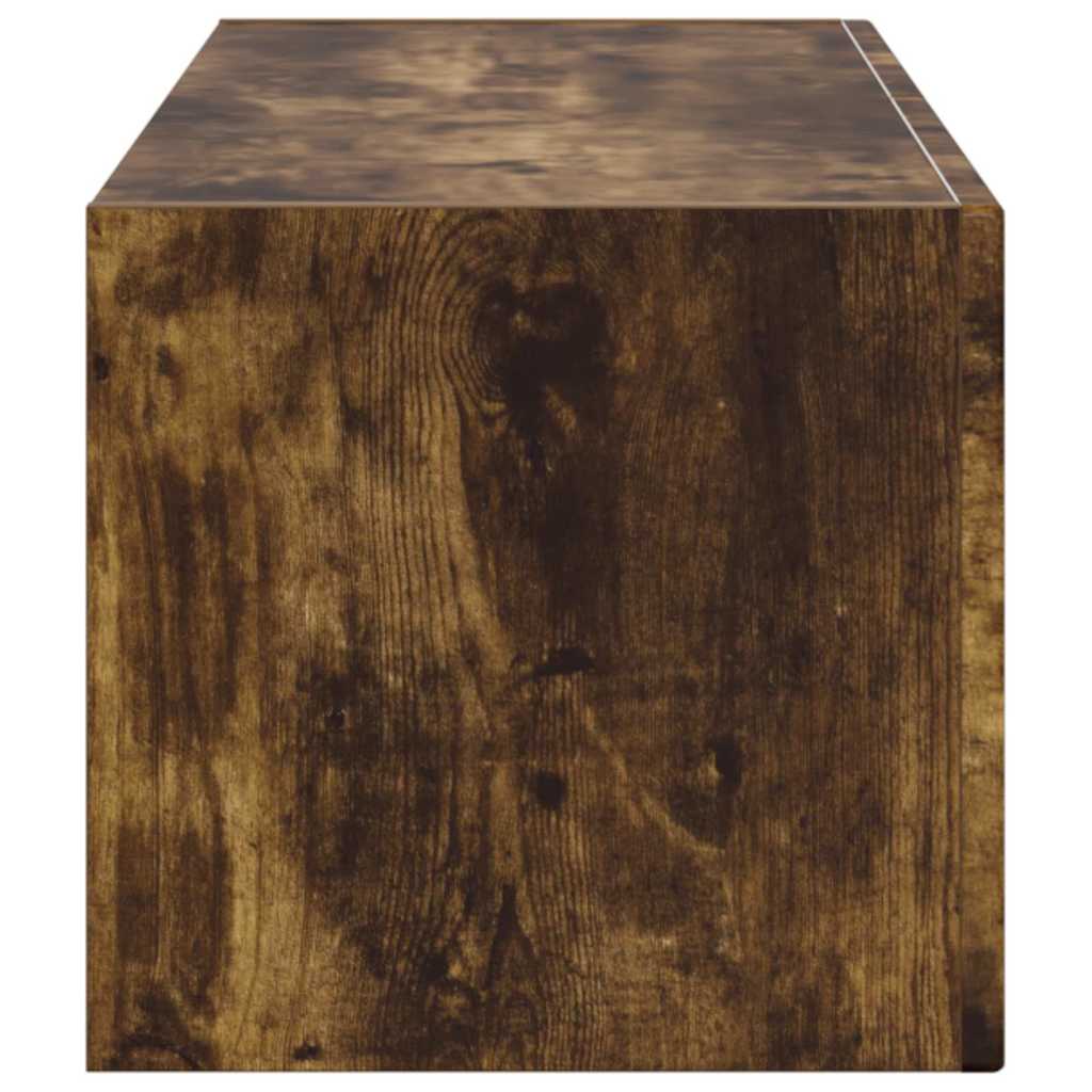 Ντουλάπι Τηλεόρασης Τοίχου Καπνιστό Δρύς 98 x 31 x 29,5 εκ - Pakobazaar