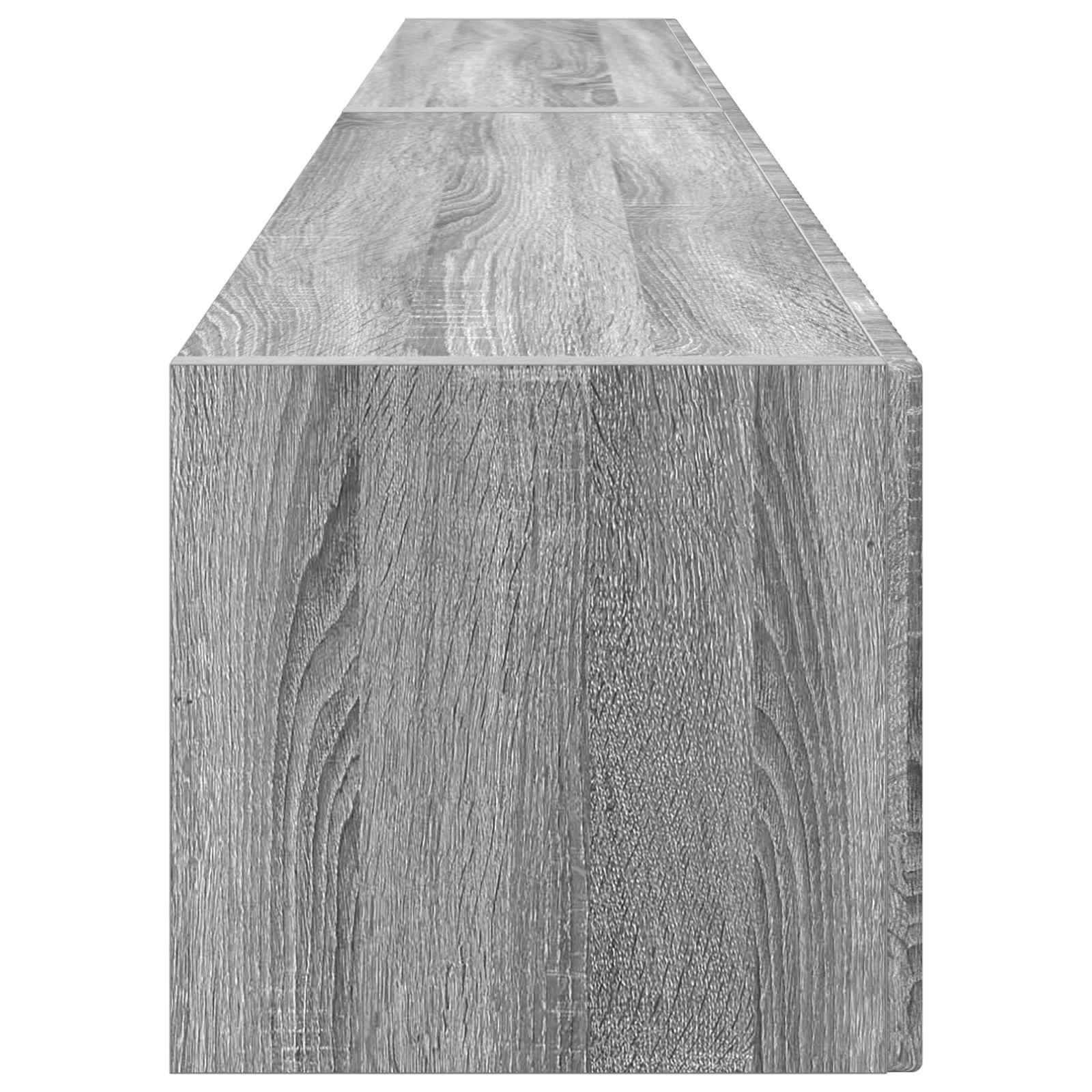 Ντουλάπι Τηλεόρασης Τοίχου Επιτοίχιο 2 pcs Γκρίζο Σονομα