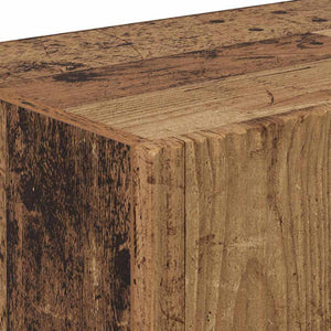 Ντουλάπι Τηλεόρασης Τοίχου 2 pcs Παλιό Ξύλο 98 x 31 x 29,5 εκ - Pakobazaar