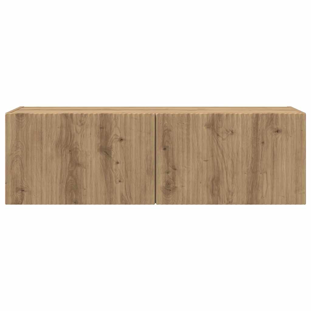 Ντουλάπι Τηλεόρασης Τοίχου Καρυδιά Χειροποίητης Εργασίας