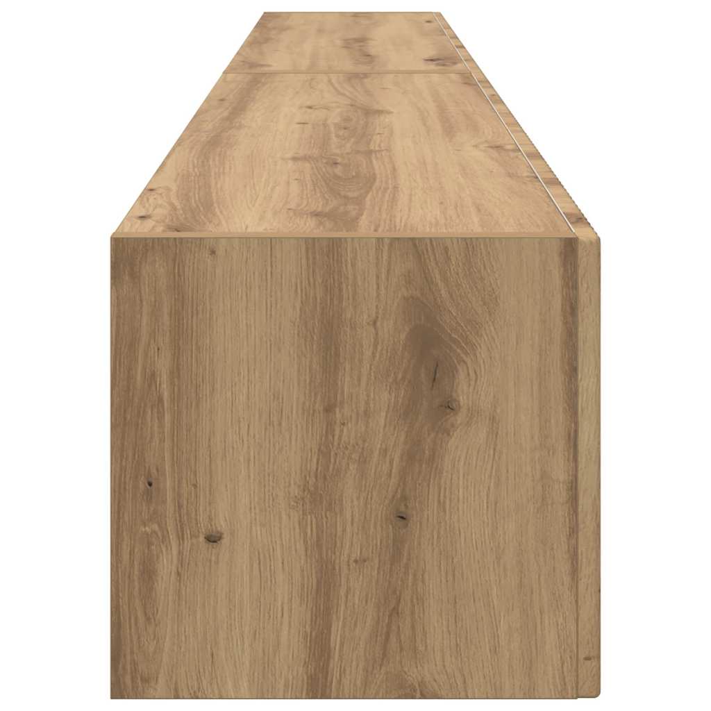 Ντουλάπι Τηλεόρασης Τοίχου 2 pcs Καρυδιά Χειροποίητης Εργασίας - Pakobazaar