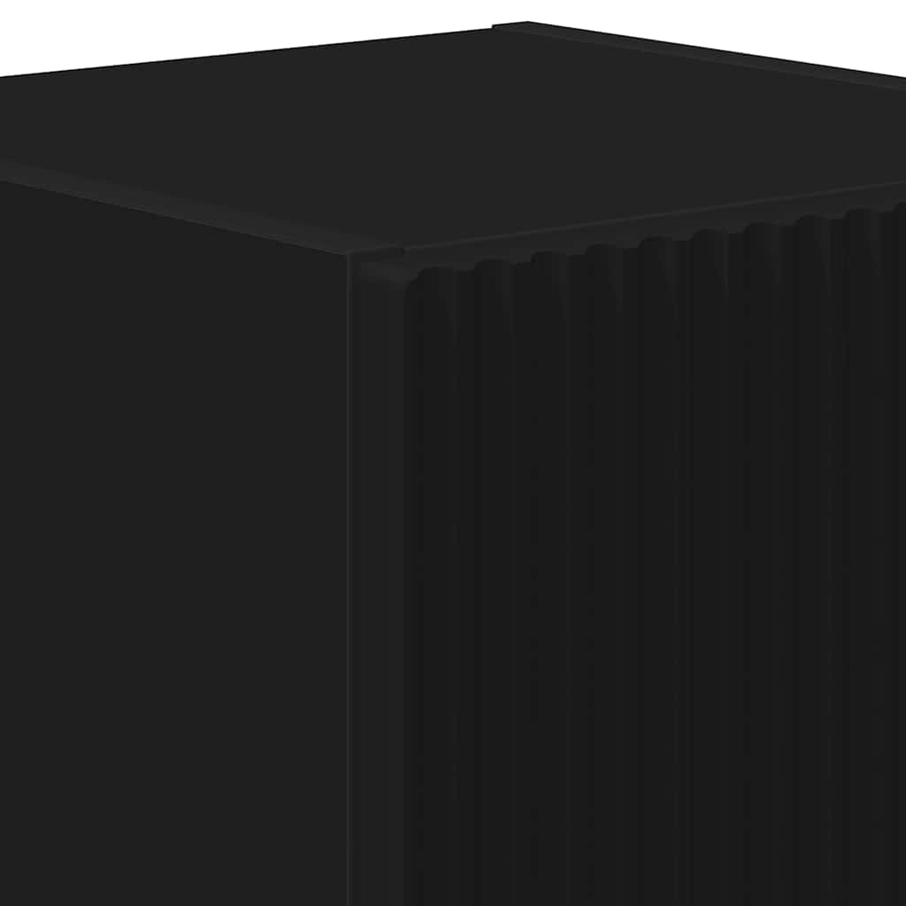 Ντουλάπι Τηλεόρασης Τοίχου 2 pcs Μαύρο 30 x 31 x 40 εκ.