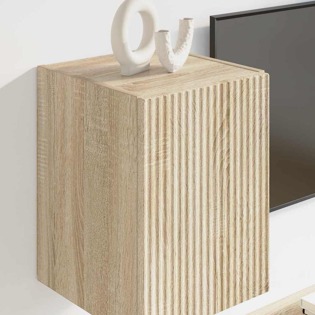 Ντουλάπι Τηλεόρασης Τοίχου 2 pcs Σονόμα 30 x 31 x 40 εκ. - Pakobazaar