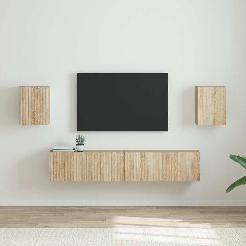 Ντουλάπι Τηλεόρασης Τοίχου 2 pcs Σονόμα 30 x 31 x 40 εκ. - Pakobazaar