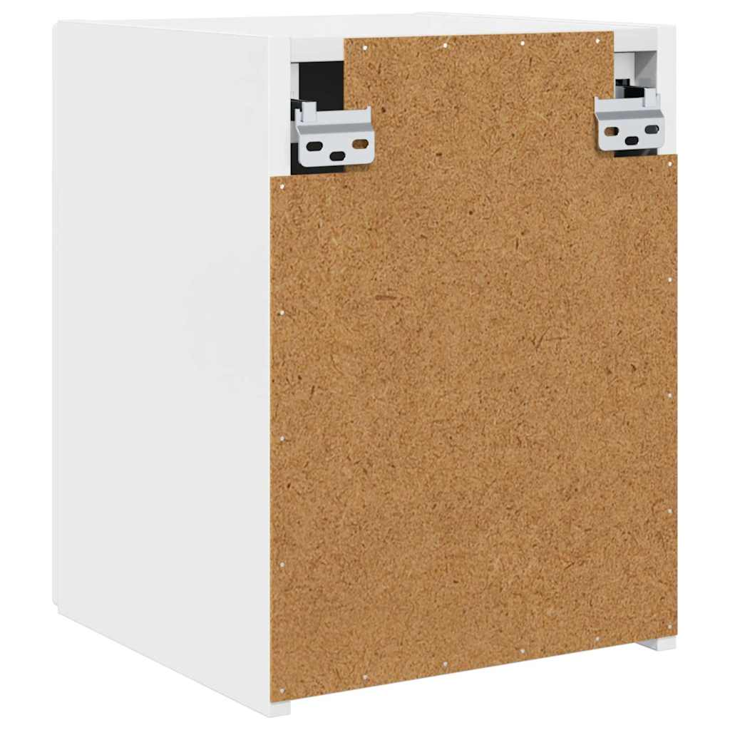 Ντουλάπι Τηλεόρασης Τοίχου Λαμπερό Λευκό 30 x 31 x 40 εκ.