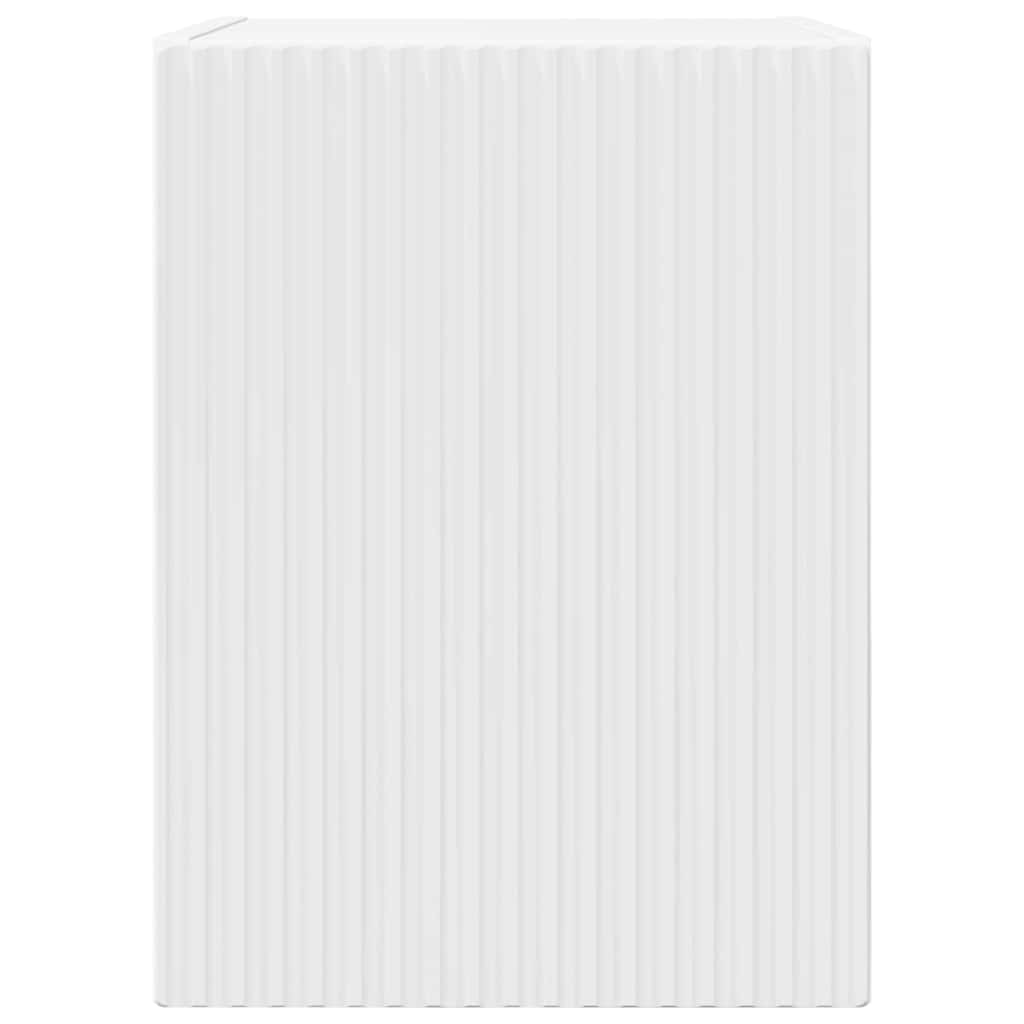 Ντουλάπι Τηλεόρασης Τοίχου Λαμπερό Λευκό 30 x 31 x 40 εκ.