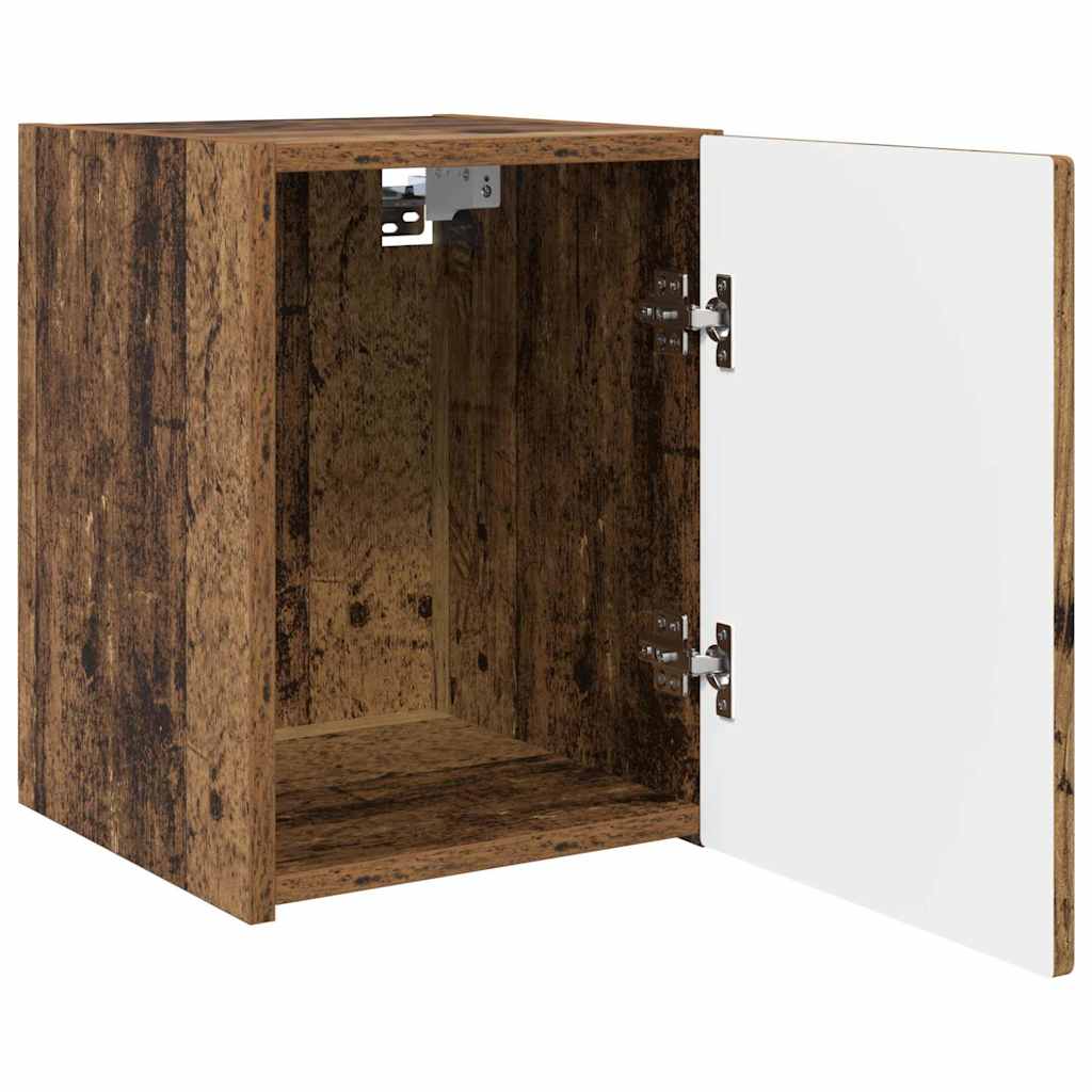 Ντουλάπι Τηλεόρασης Τοίχου Παλιό Ξύλο 30 x 31 x 40 εκ.