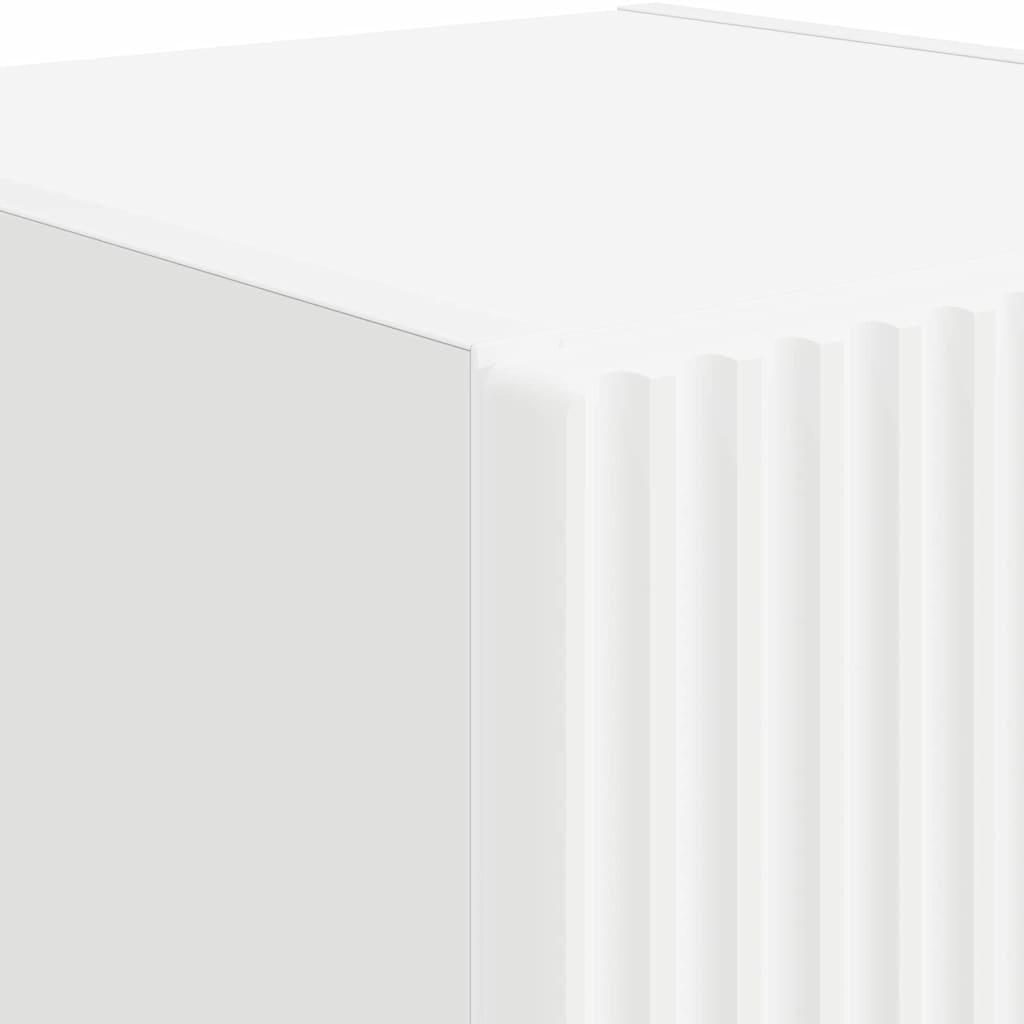 Ντουλάπι Τηλεόρασης Τοίχου 2 pcs Λευκό 30 x 31 x 60 εκ