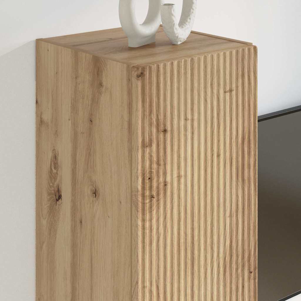 Ντουλάπι Τηλεόρασης Τοίχου Καρυδιά Χειροποίητης Εργασίας