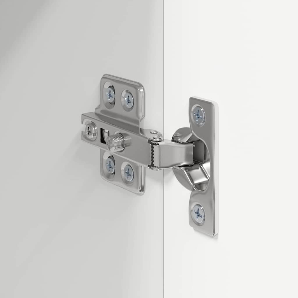 Ντουλάπι Τηλεόρασης Τοίχου 2 pcs Λευκό 30 x 31 x 80 εκ.