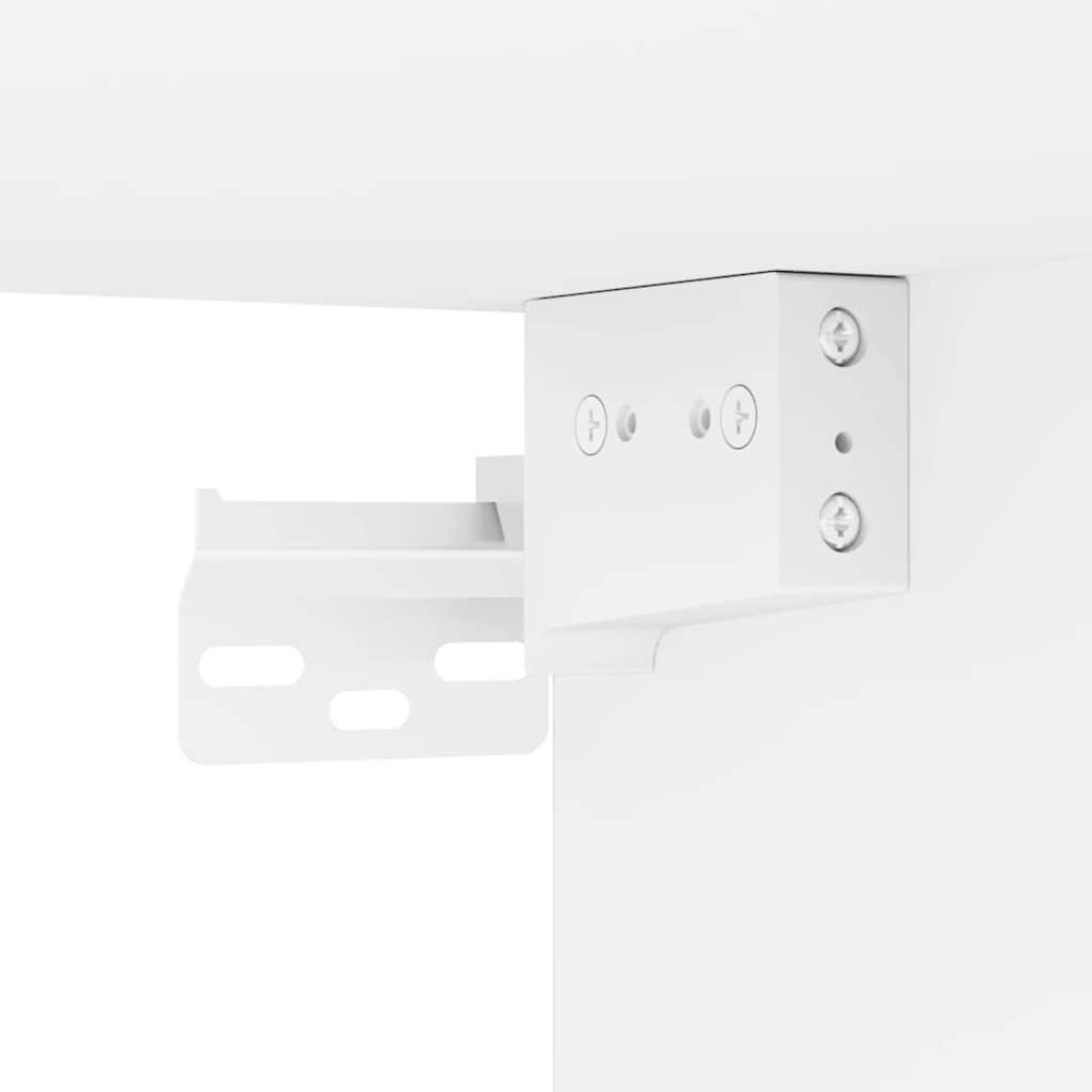 Ντουλάπι Τηλεόρασης Τοίχου 2 pcs Λευκό 30 x 31 x 80 εκ.