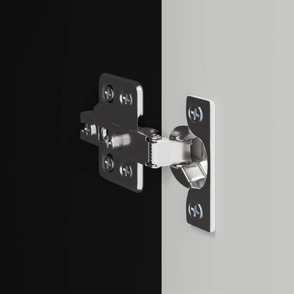 Ντουλάπι Τηλεόρασης Τοίχου 2 pcs Μαύρο 30 x 31 x 80 εκ.