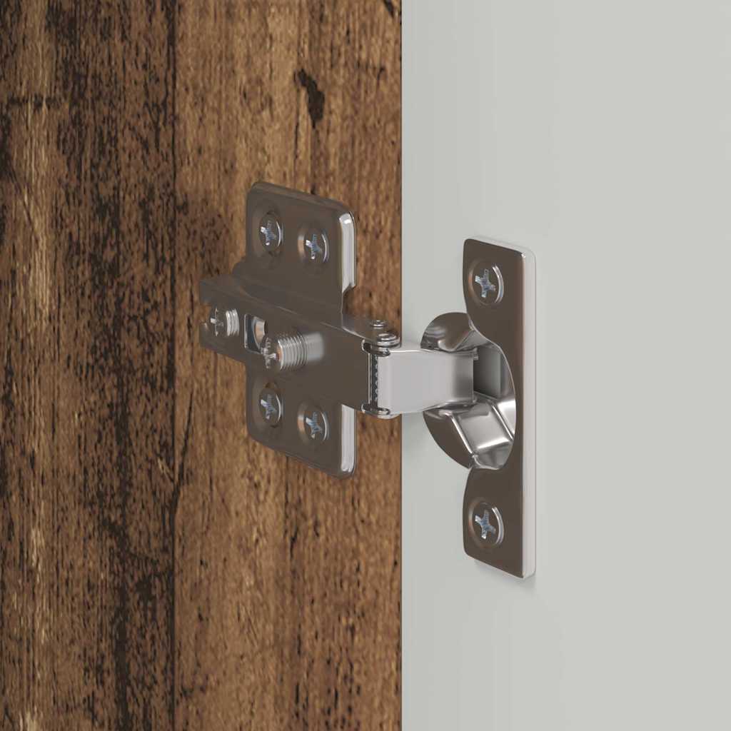 Ντουλάπι Τηλεόρασης Τοίχου Παλιό Ξύλο 30 x 31 x 80 εκ.