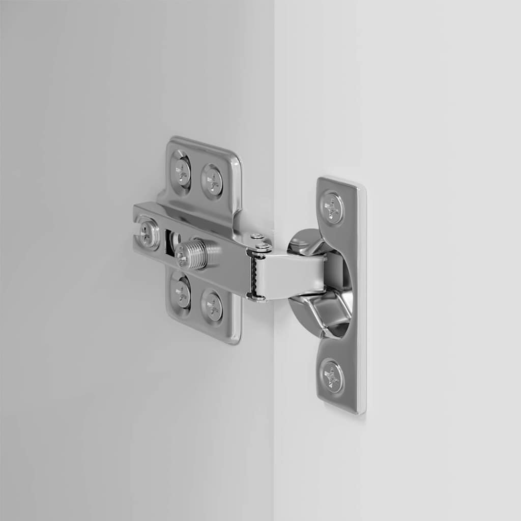 Ντουλάπι Τηλεόρασης Τοίχου Επιτοίχιο 2 pcs Λαμπερό Λευκό - Pakobazaar
