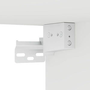 Ντουλάπι Τηλεόρασης Τοίχου Επιτοίχιο 2 pcs Λαμπερό Λευκό - Pakobazaar