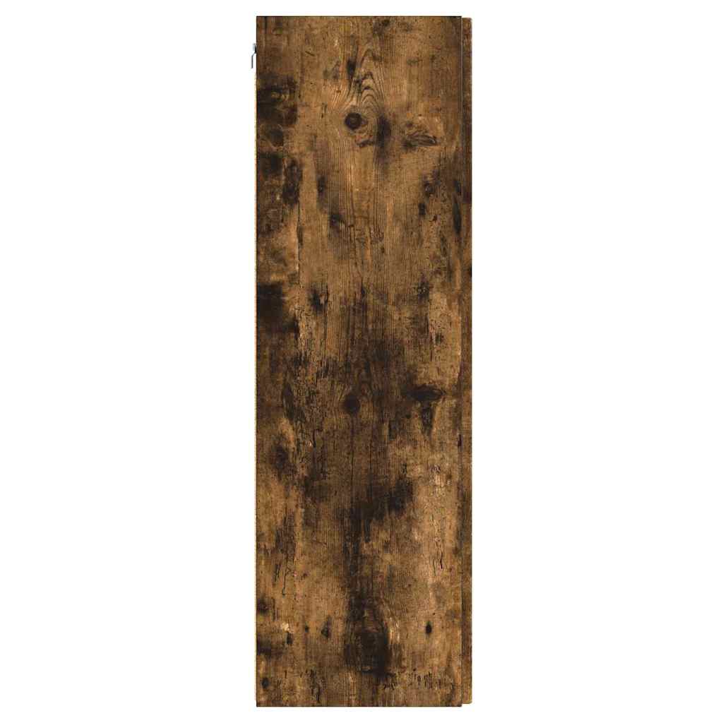 Ντουλάπι Τηλεόρασης Τοίχου Επιτοίχιο 2 pcs Καπνιστό Δρύς