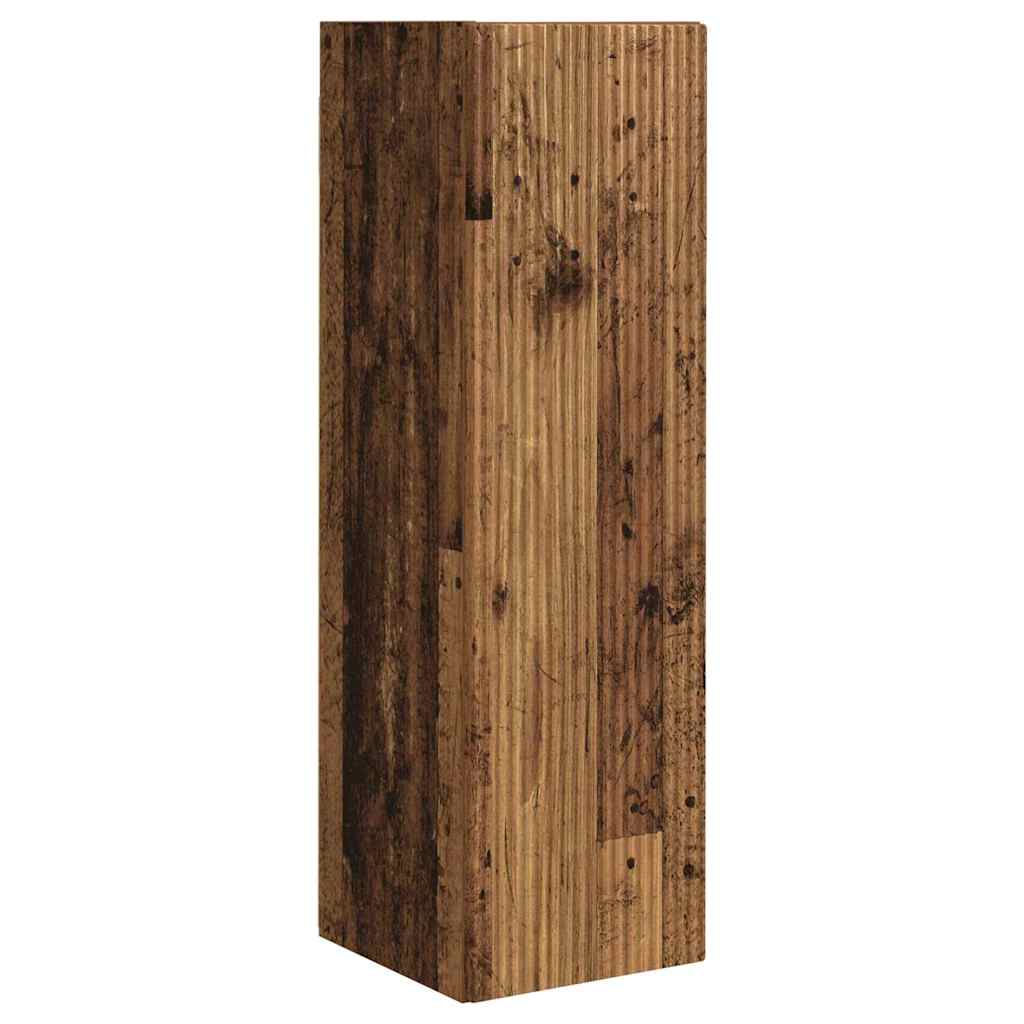 Ντουλάπι Τηλεόρασης Τοίχου 2 pcs Παλιό Ξύλο 30 x 31 x 100 εκ.