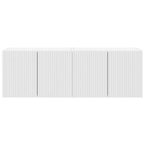 Ντουλάπι Τηλεόρασης Τοίχου 2 pcs Λευκό 59,5 x 31 x 40 εκ - Pakobazaar