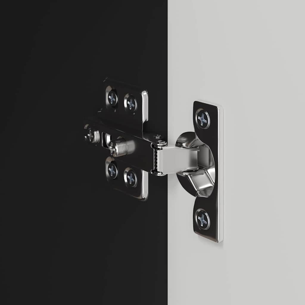 Ντουλάπι Τηλεόρασης Τοίχου 2 pcs Μαύρο 59,5 x 31 x 40 εκ - Pakobazaar