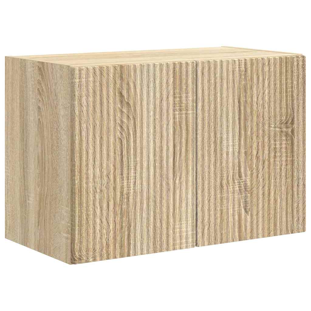 Ντουλάπι Τηλεόρασης Τοίχου Δρύς Sonoma 59,5 x 31 x 40 εκ