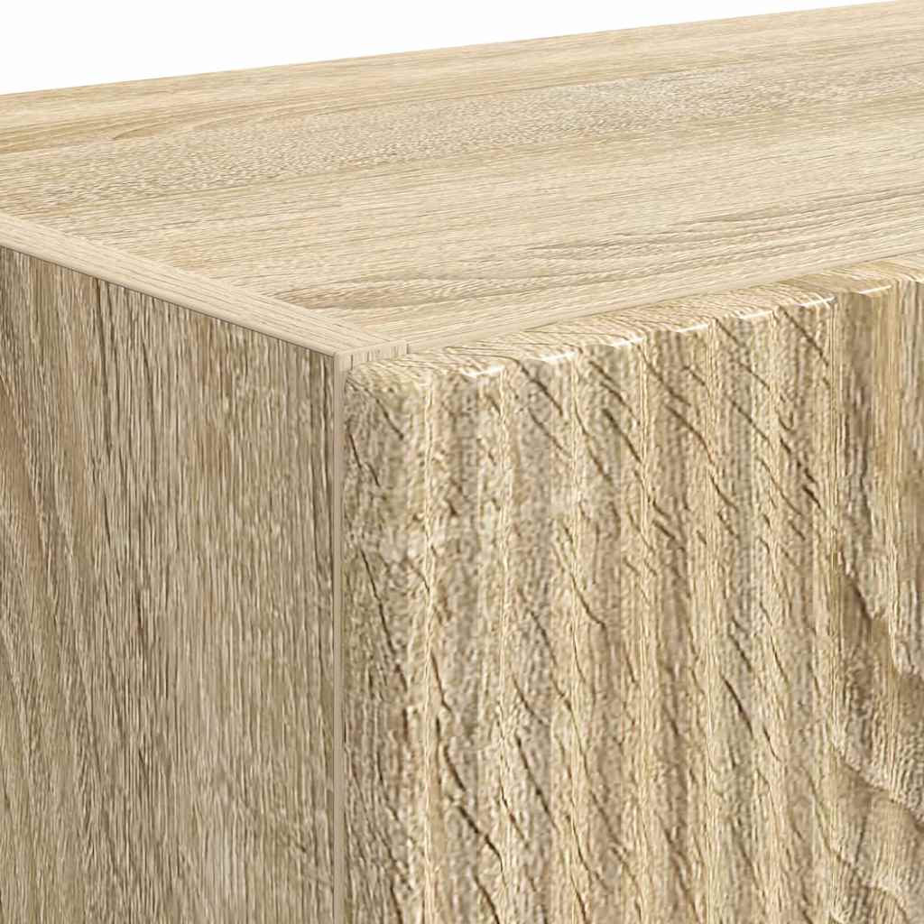 Ντουλάπι Τηλεόρασης Τοίχου 2 pcs Δρύς Sonoma 59,5 x 31 x 40 εκ