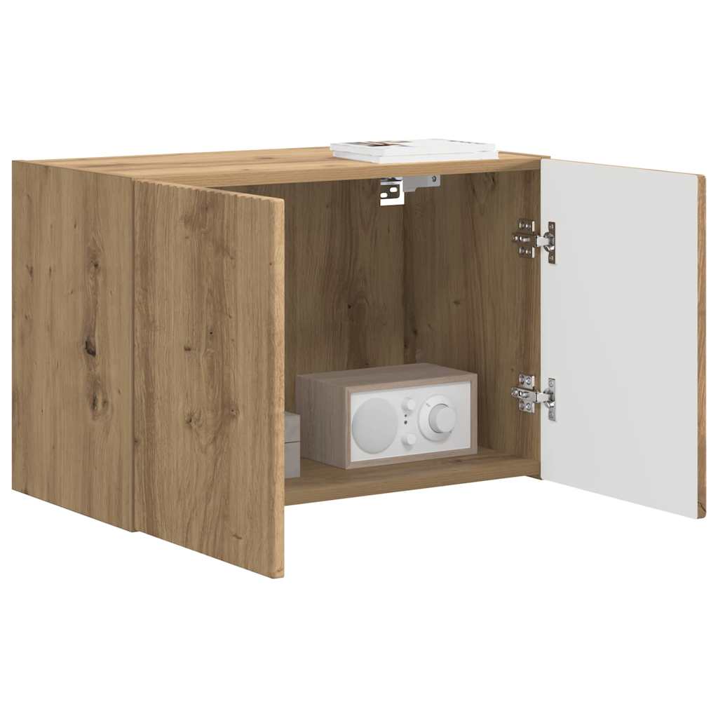 Ντουλάπι Τηλεόρασης Τοίχου Artisan Oak 59,5 x 31 x 40 εκ