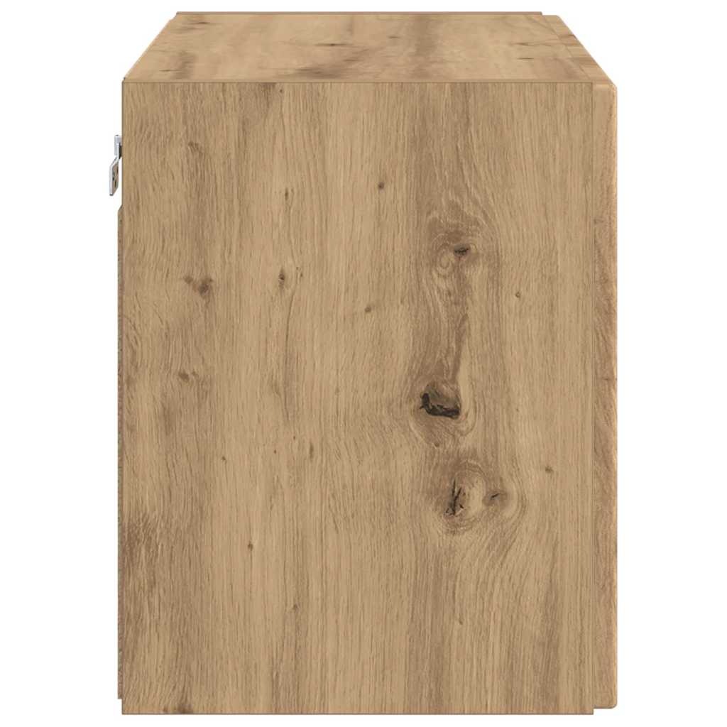 Ντουλάπι Τηλεόρασης Τοίχου Artisan Oak 59,5 x 31 x 40 εκ