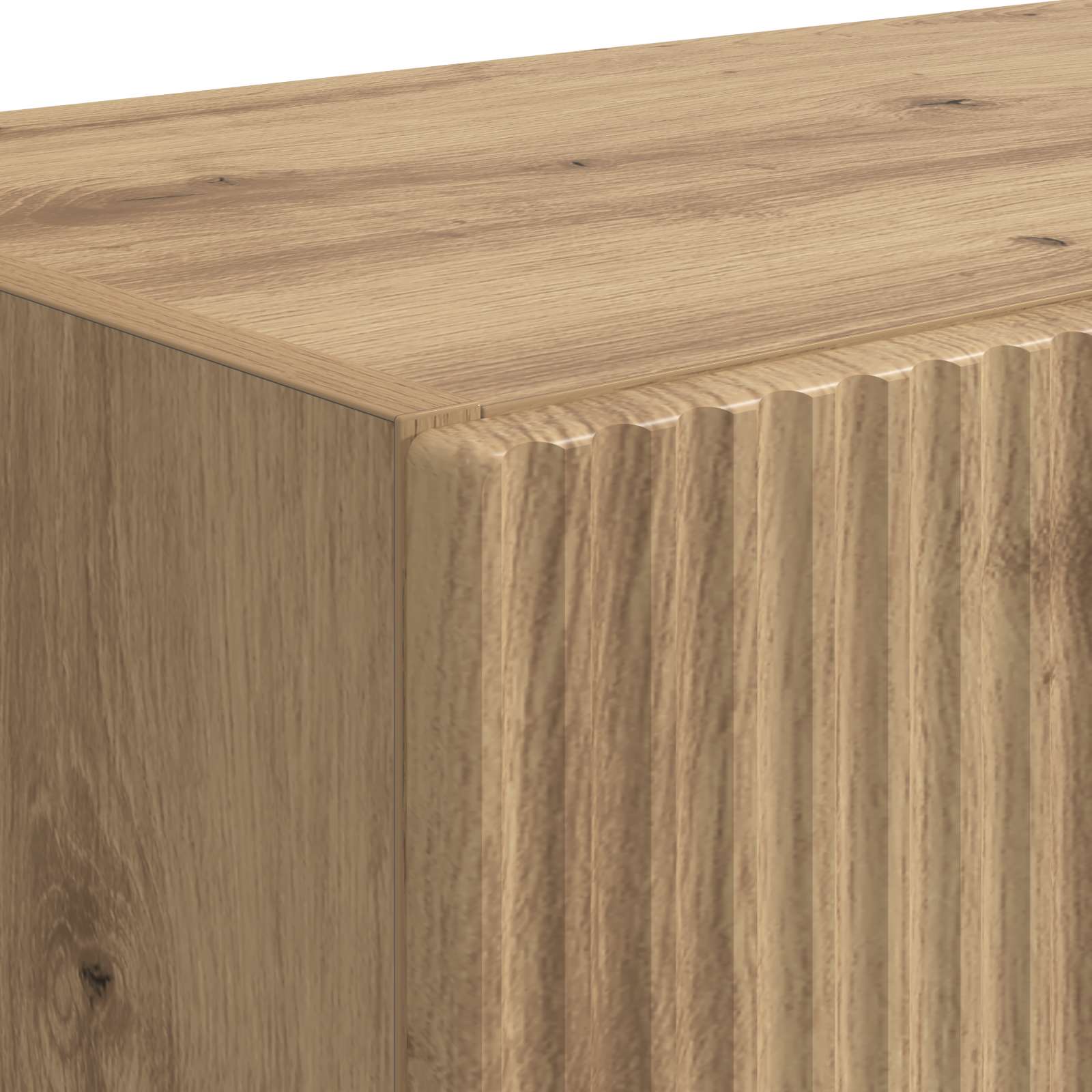 Ντουλάπι Τηλεόρασης Τοίχου 2 τμχ. Artisan Oak - Pakobazaar