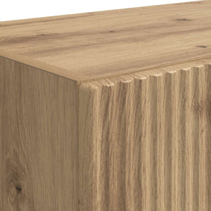 Ντουλάπι Τηλεόρασης Τοίχου 2 τμχ. Artisan Oak - Pakobazaar