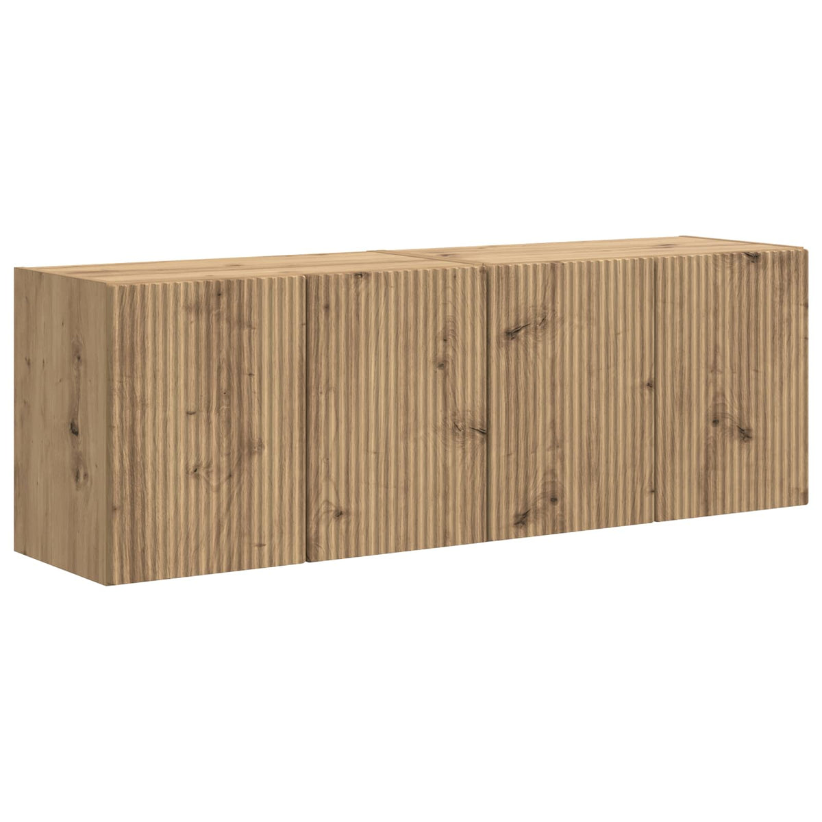 Ντουλάπι Τηλεόρασης Τοίχου 2 τμχ. Artisan Oak - Pakobazaar