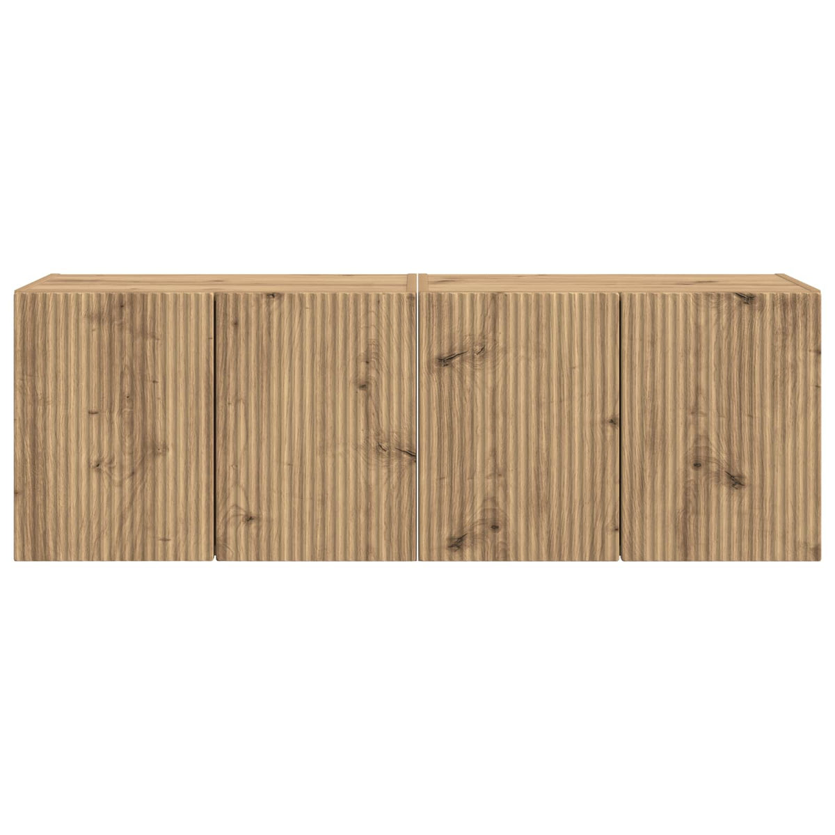 Ντουλάπι Τηλεόρασης Τοίχου 2 τμχ. Artisan Oak - Pakobazaar