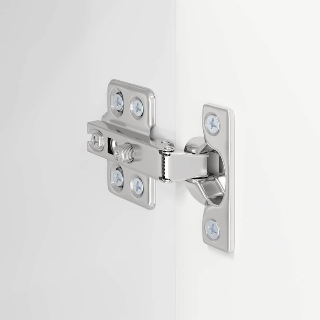 Ντουλάπι Τηλεόρασης Τοίχου Επιτοίχιο Υψηλής γυαλάδας λευκό