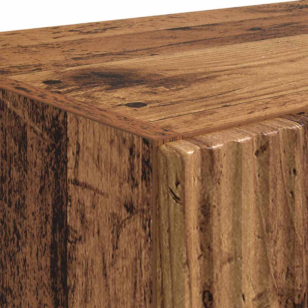 Ντουλάπι Τηλεόρασης Τοίχου Παλιό Ξύλο 59,5 x 31 x 60 εκ