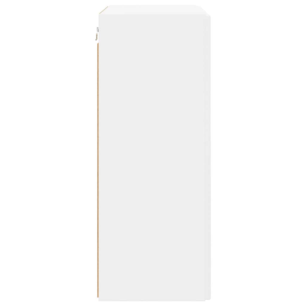 Ντουλάπι Τηλεόρασης Τοίχου Επιτοίχιο Λευκό 59,5 x 31 x 80 εκ