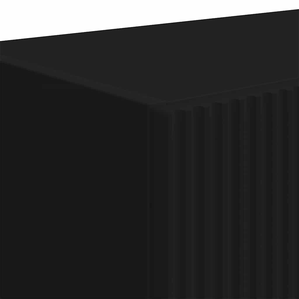 Ντουλάπι Τηλεόρασης Τοίχου Επιτοίχιο Μαύρο 59,5 x 31 x 100 εκ.