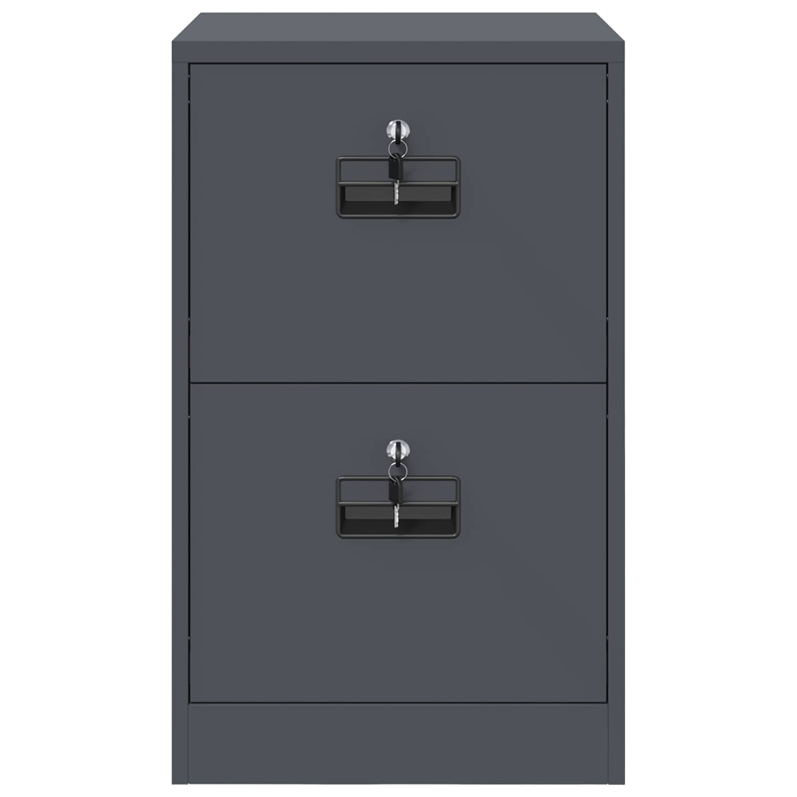 Ντουλάπα Αρχείων με συρτάρι με ράφι Ανθρακί 45,5 x 42 x 74,5 εκ