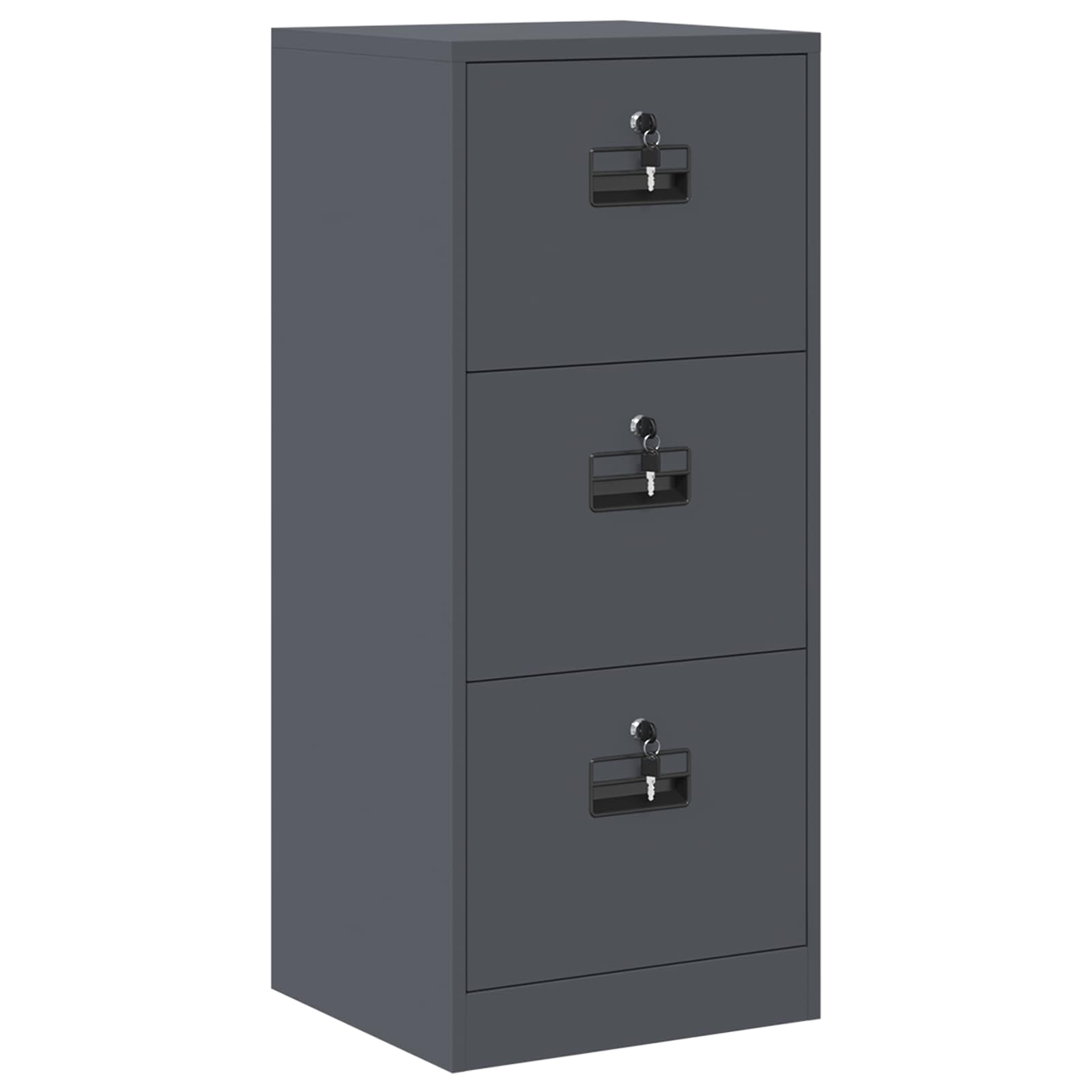 Ντουλάπα Αρχείων με συρτάρι Ανθρακί 45,5 x 42 x 106,5 εκ