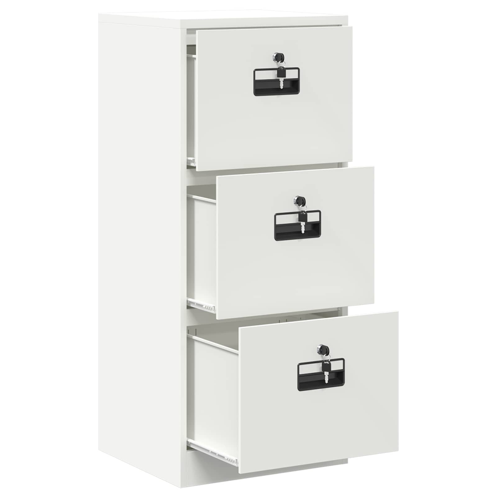 Ντουλάπα Αρχείων με συρτάρι με ράφι Λευκό 45,5 x 42 x 106,5 εκ