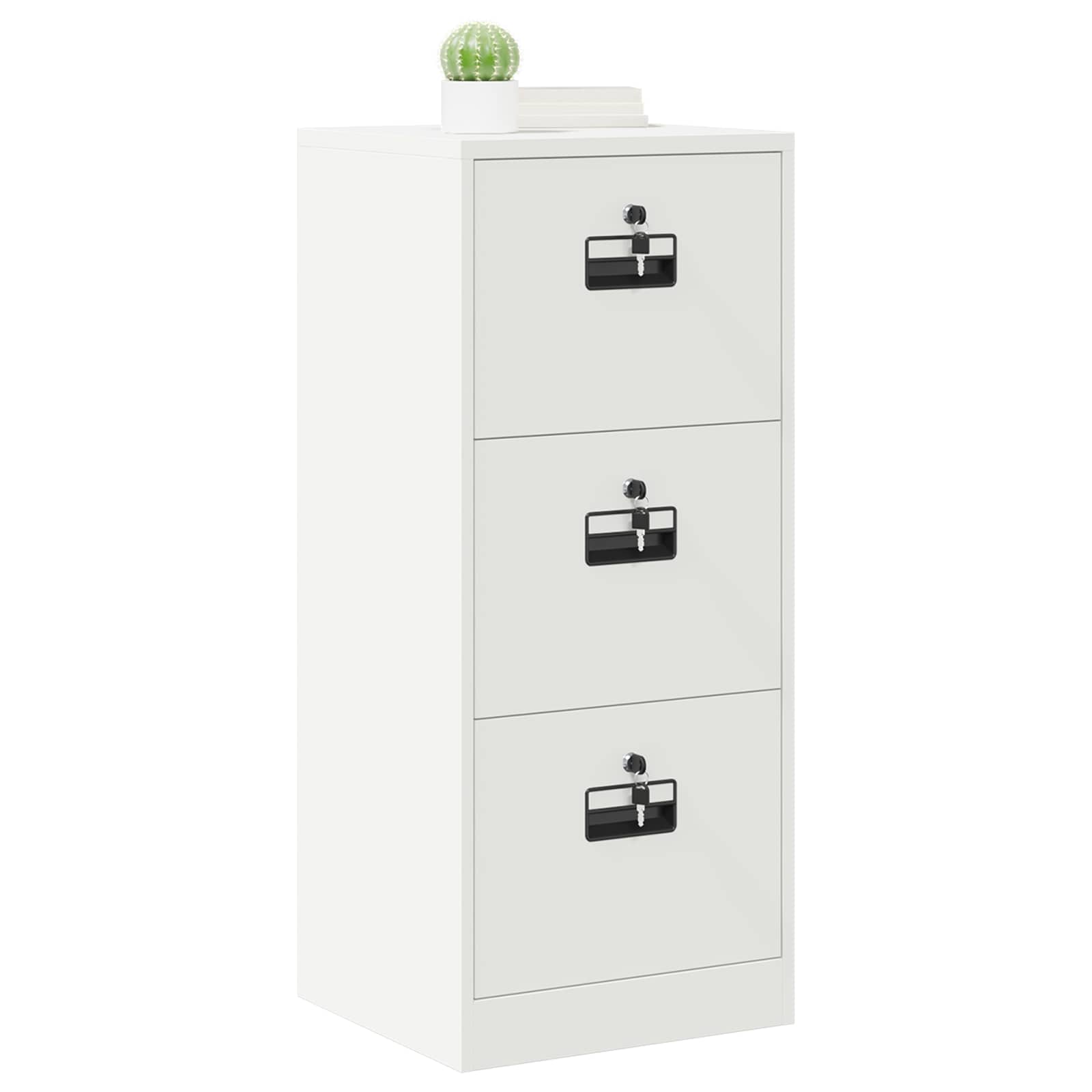 Ντουλάπα Αρχείων με συρτάρι με ράφι Λευκό 45,5 x 42 x 106,5 εκ